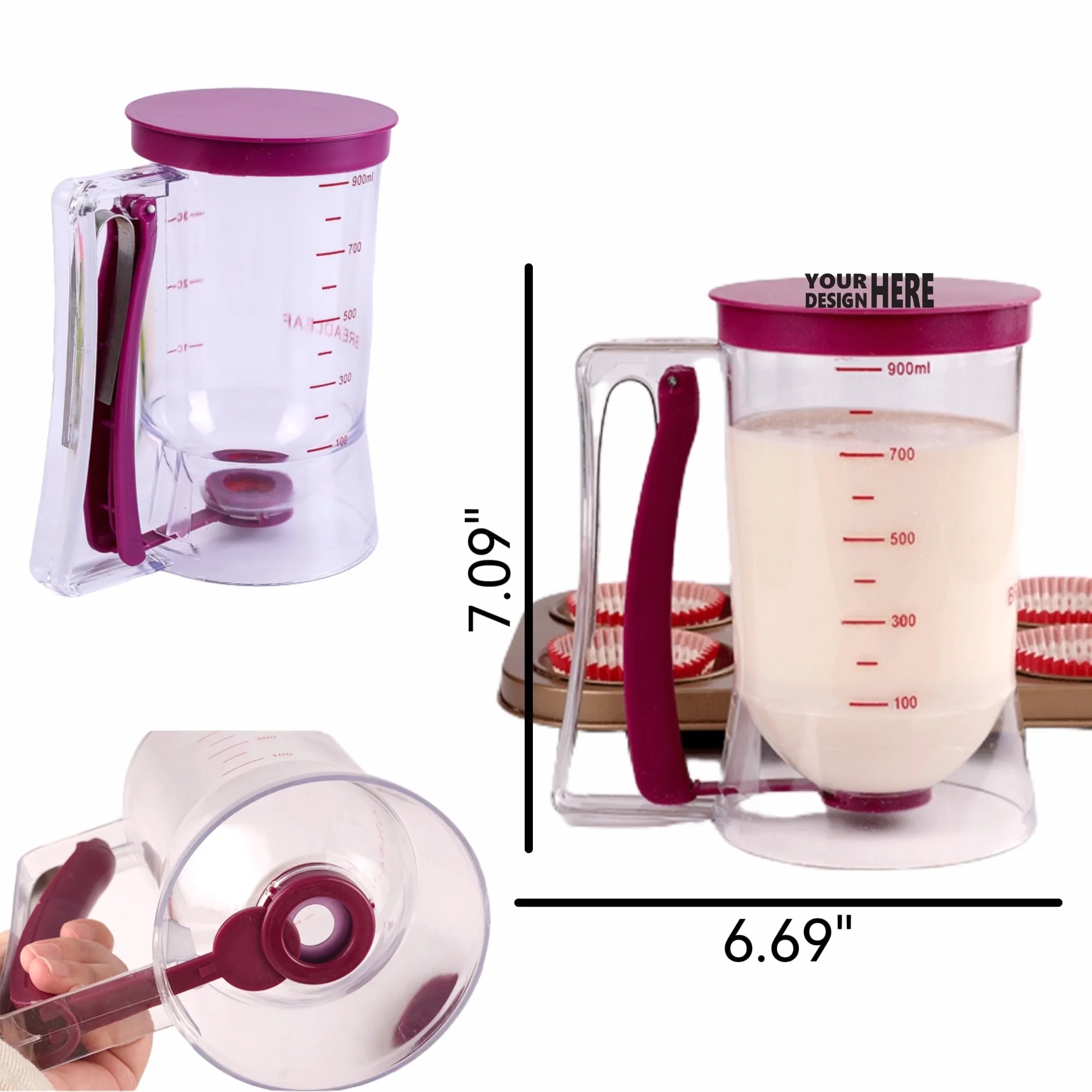 Batter Dispenser: Handheld Multifunctional Tool 2