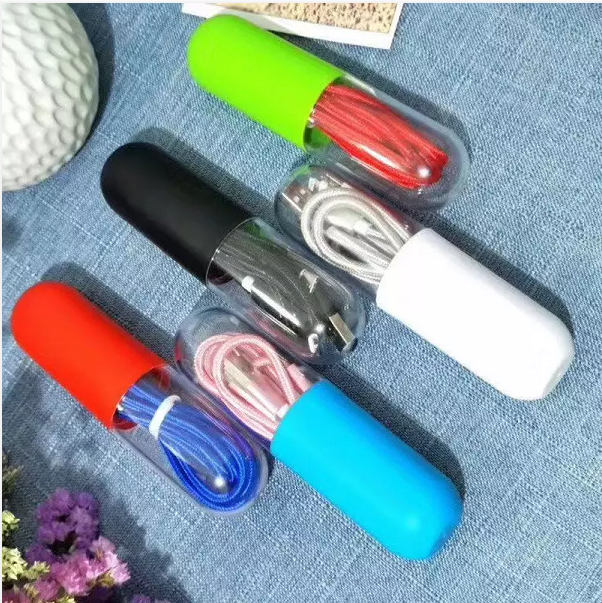 3 in 1 Charging Cables with Capsule Case 5
