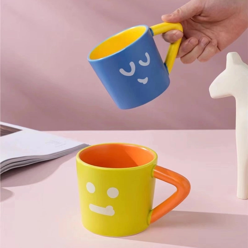 Custom 12 OZ Ceramic Cute Milk Coffee Mug 4