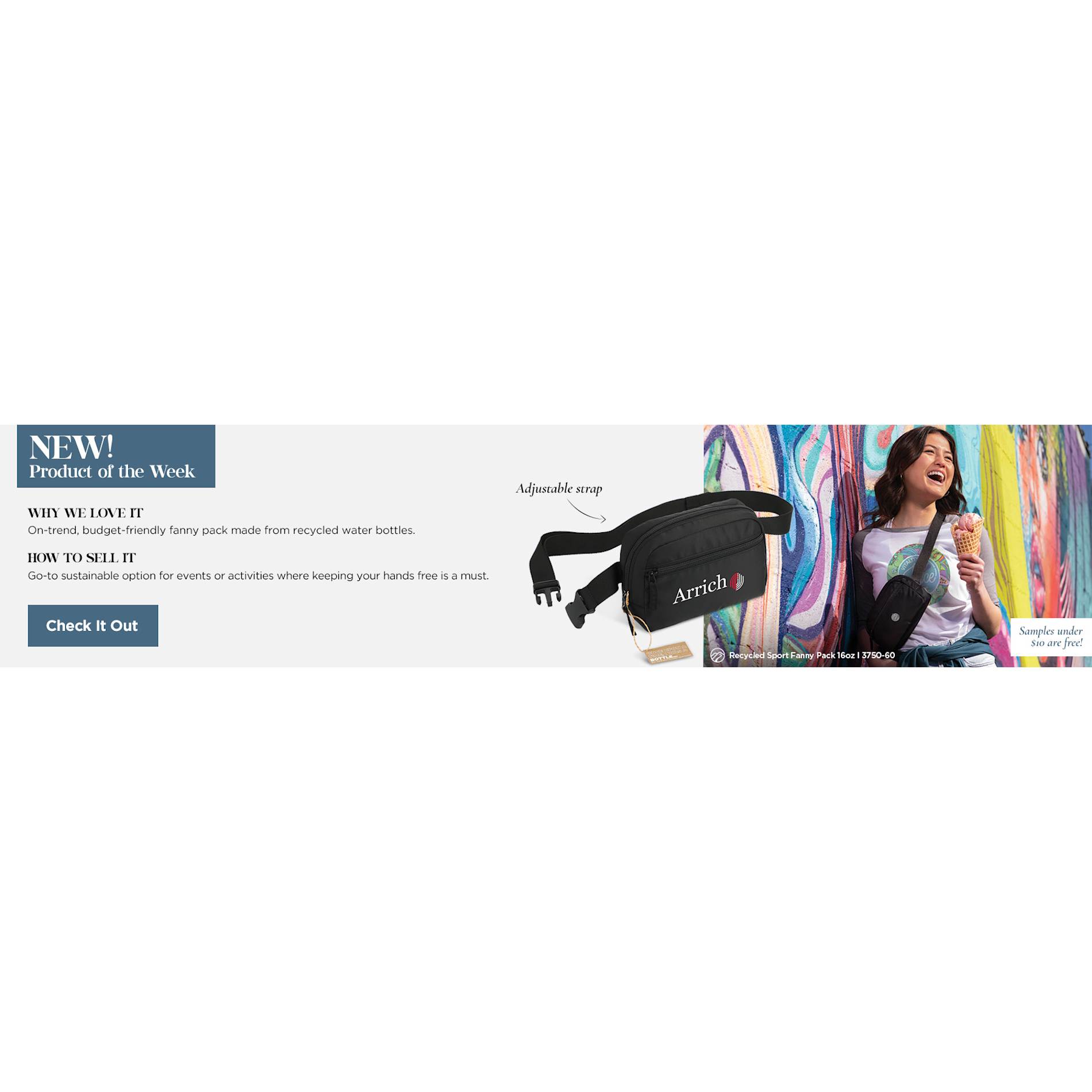 Recycled Sport Fanny Pack 113