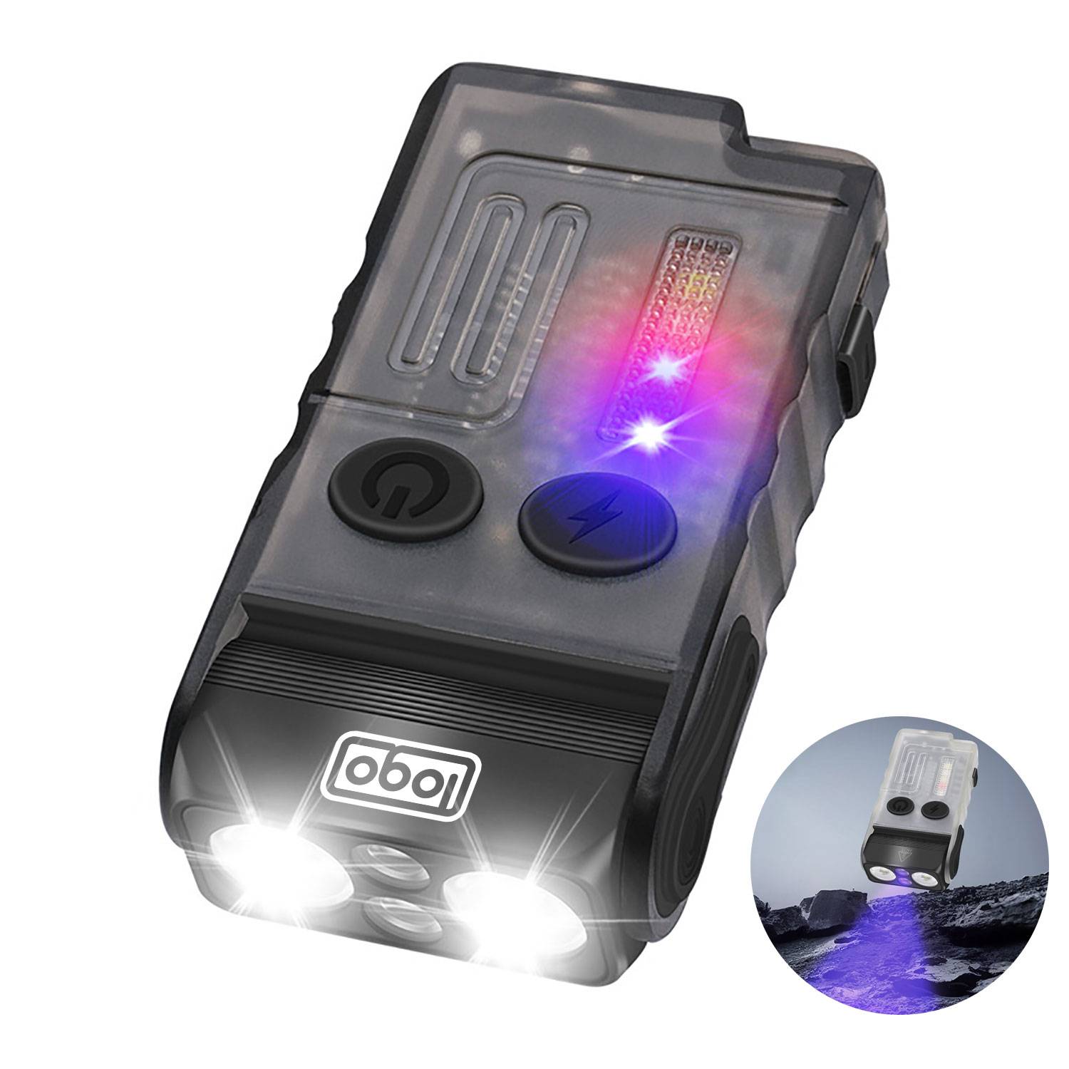 Adjustable Aluminum EDC Flashlight w/ Magnetic Base 3