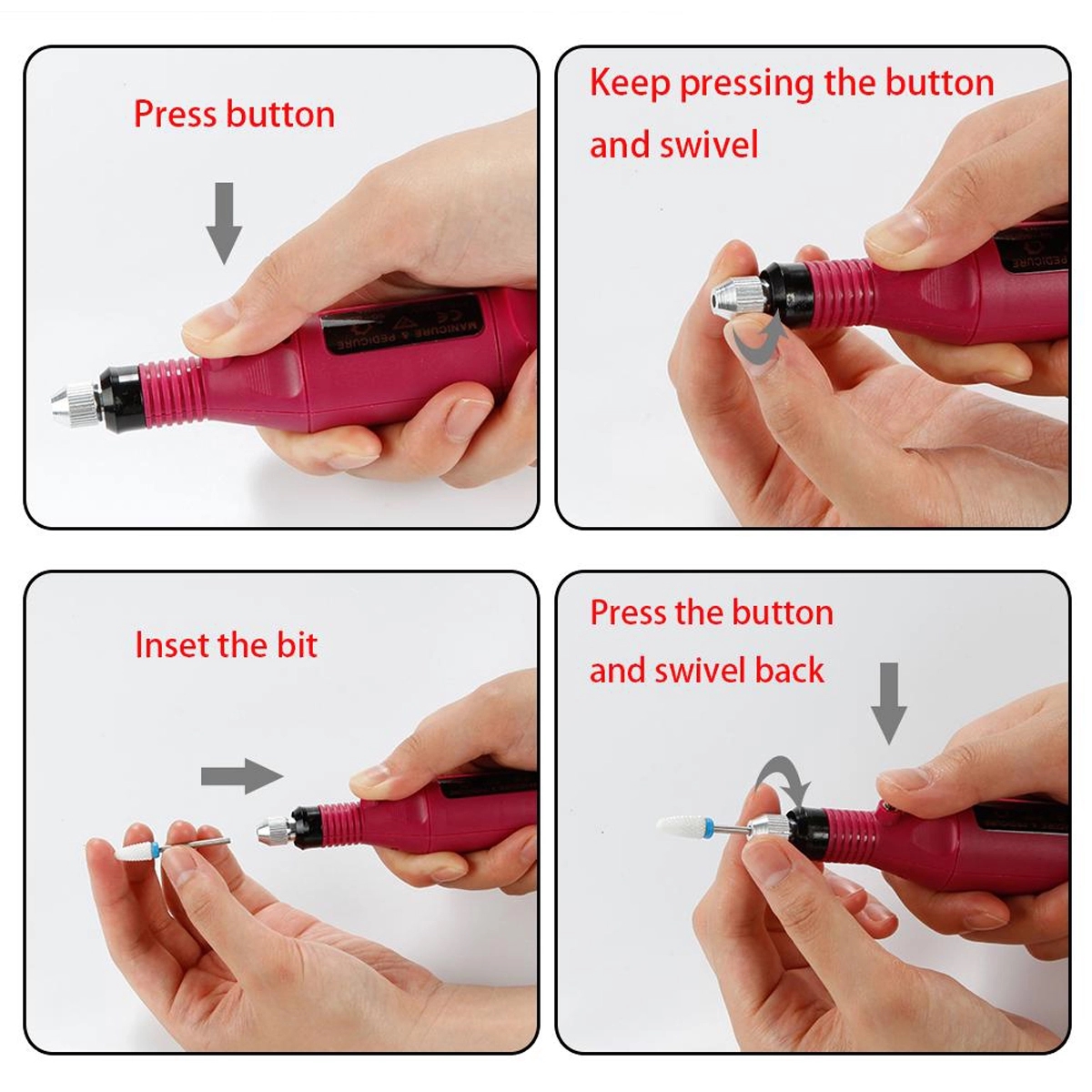 Electric Nail Drill Manicure Machine 4