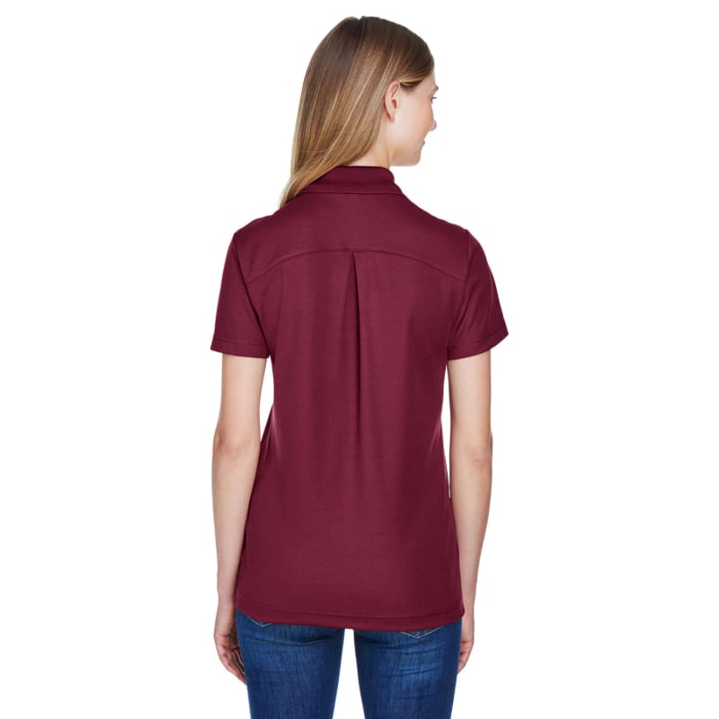 Devon & Jones CrownLux Performance™ Ladies' Plaited Polo 18