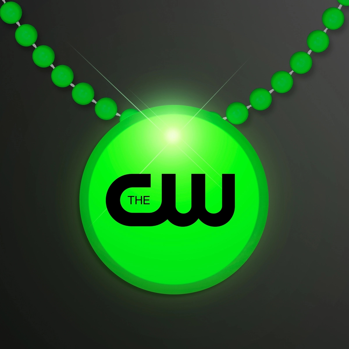 LED Circle Badge with Beads 1