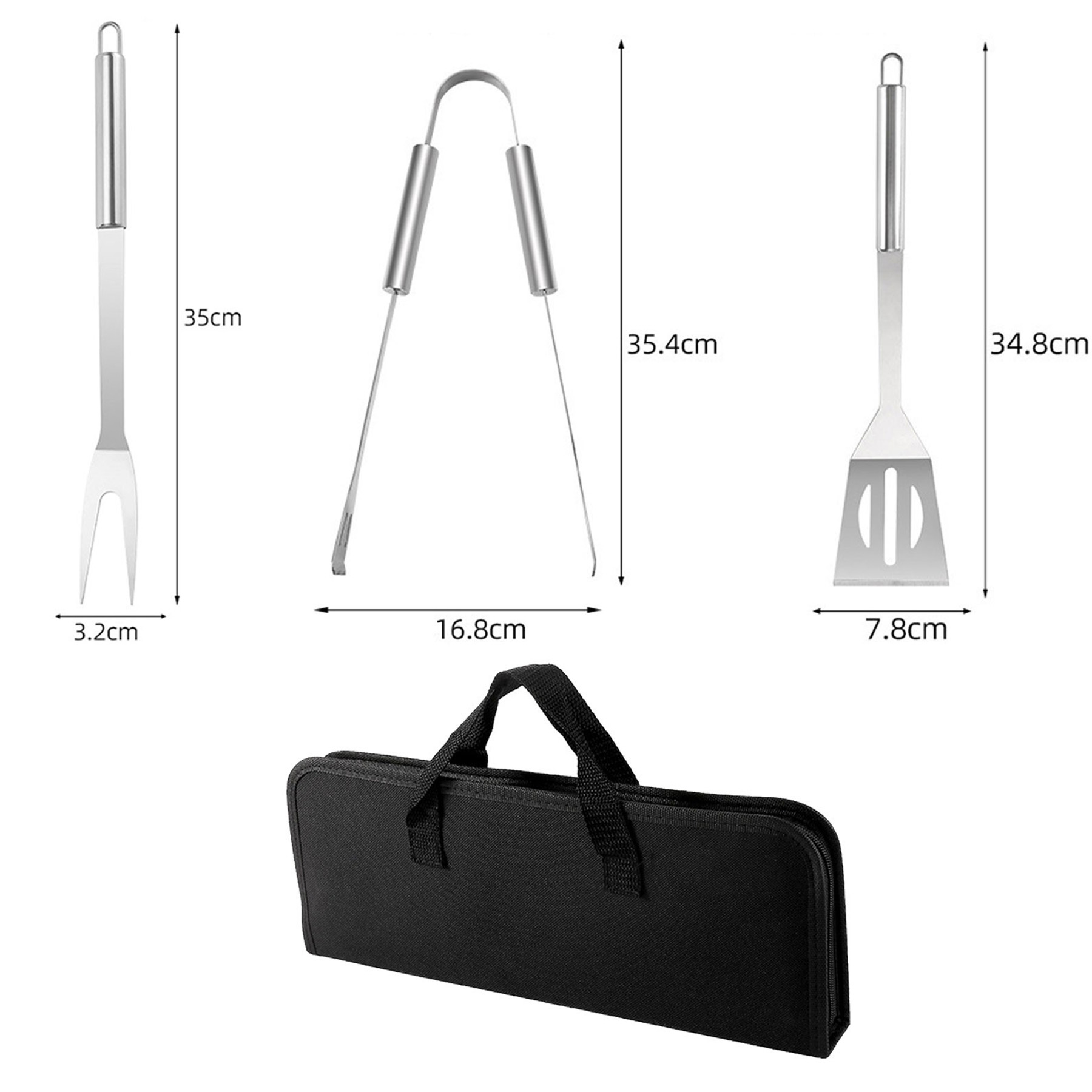 3 PCS BBQ Tools Set 2