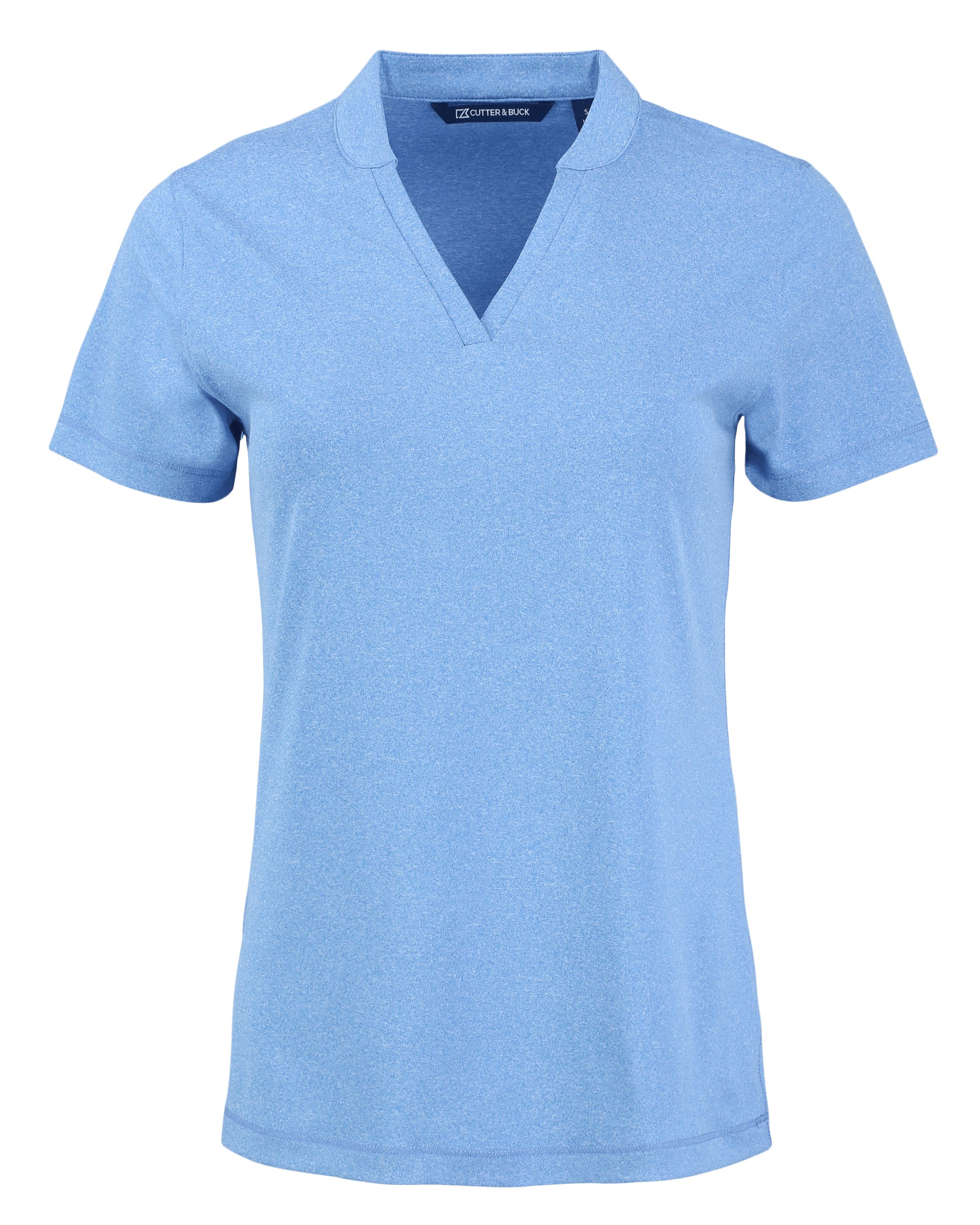 Cutter & Buck Forge Recycled Four-Way Stretch Heathered Womens Blade Top 35