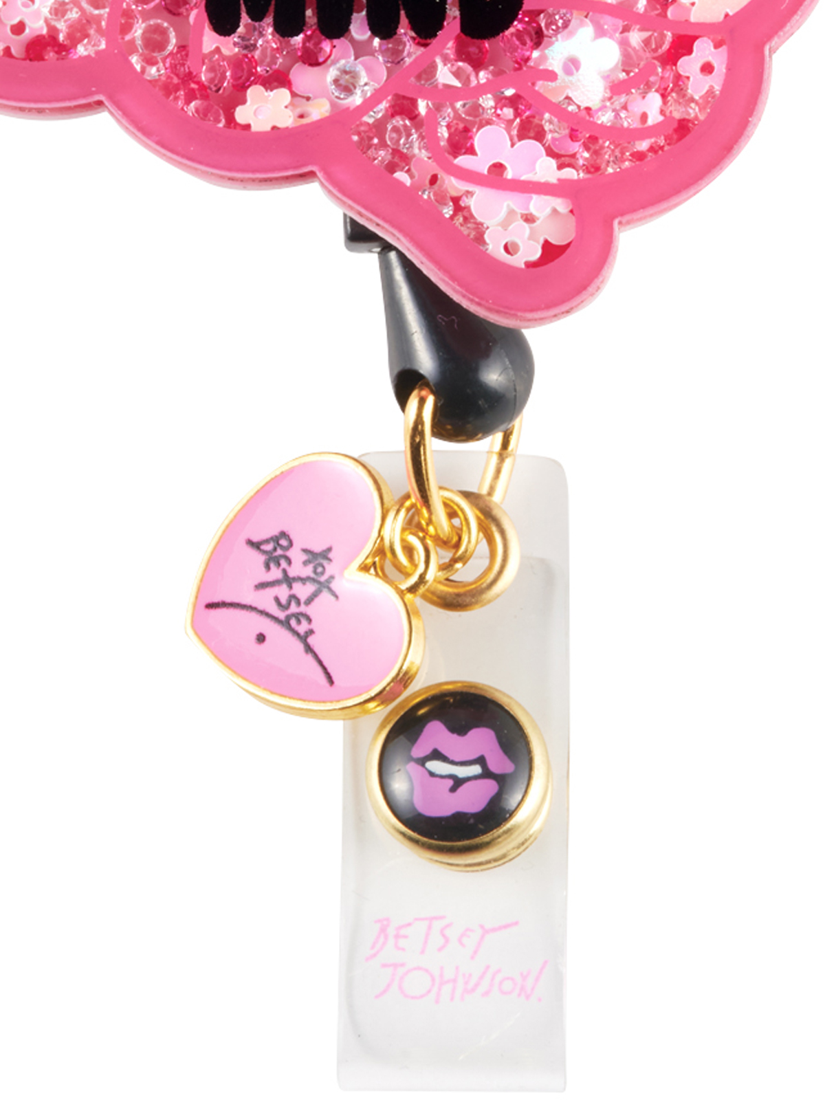 koi - Betsey Johnson - Retractable Cord With Snap Badge Holder Badge Reel 2