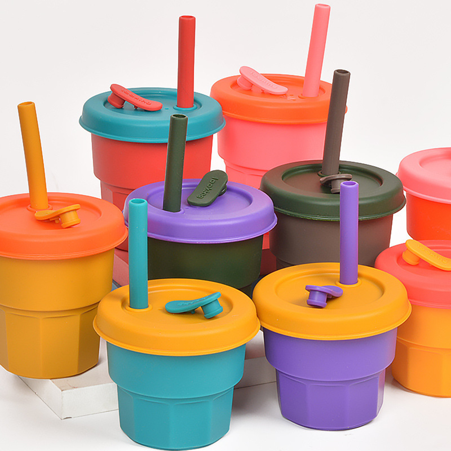 14Oz Silicone Straw And Lid Bpa Free Kinder Cup 3