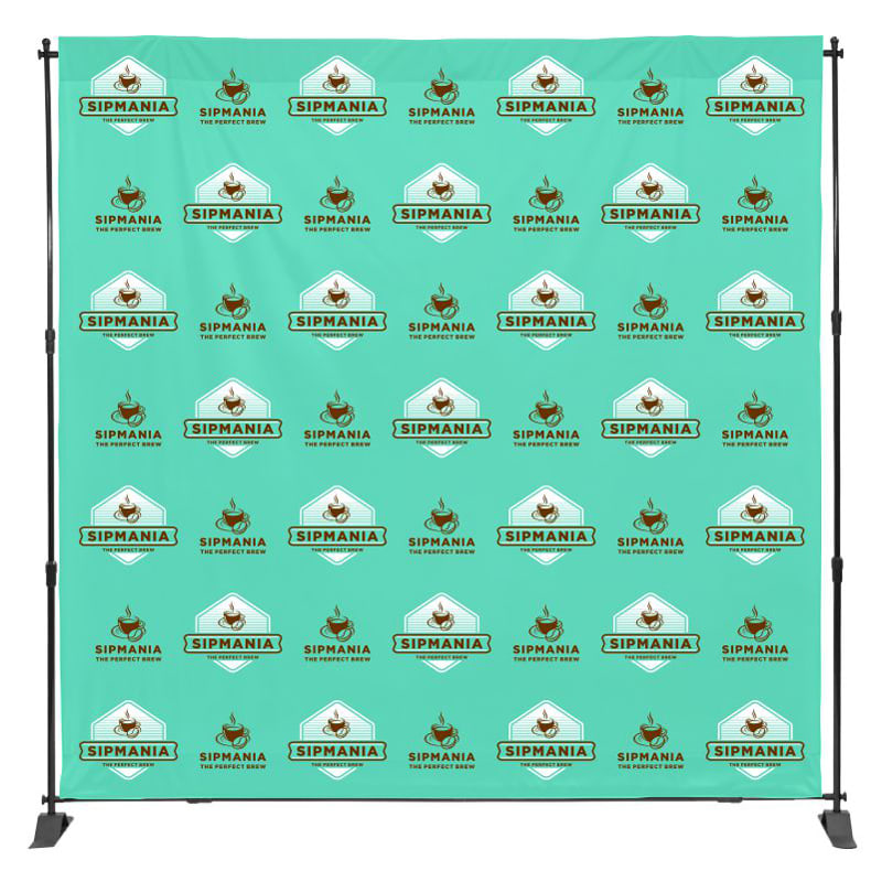 8ft X 8ft Step & Repeat Fabric Banner 4