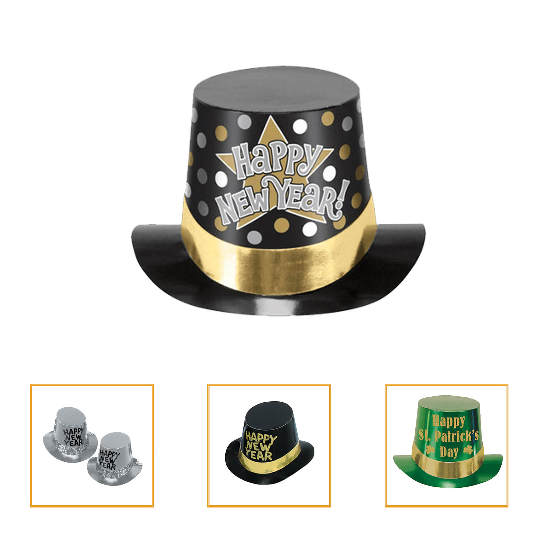 "Happy New Year" Hats 2021 1