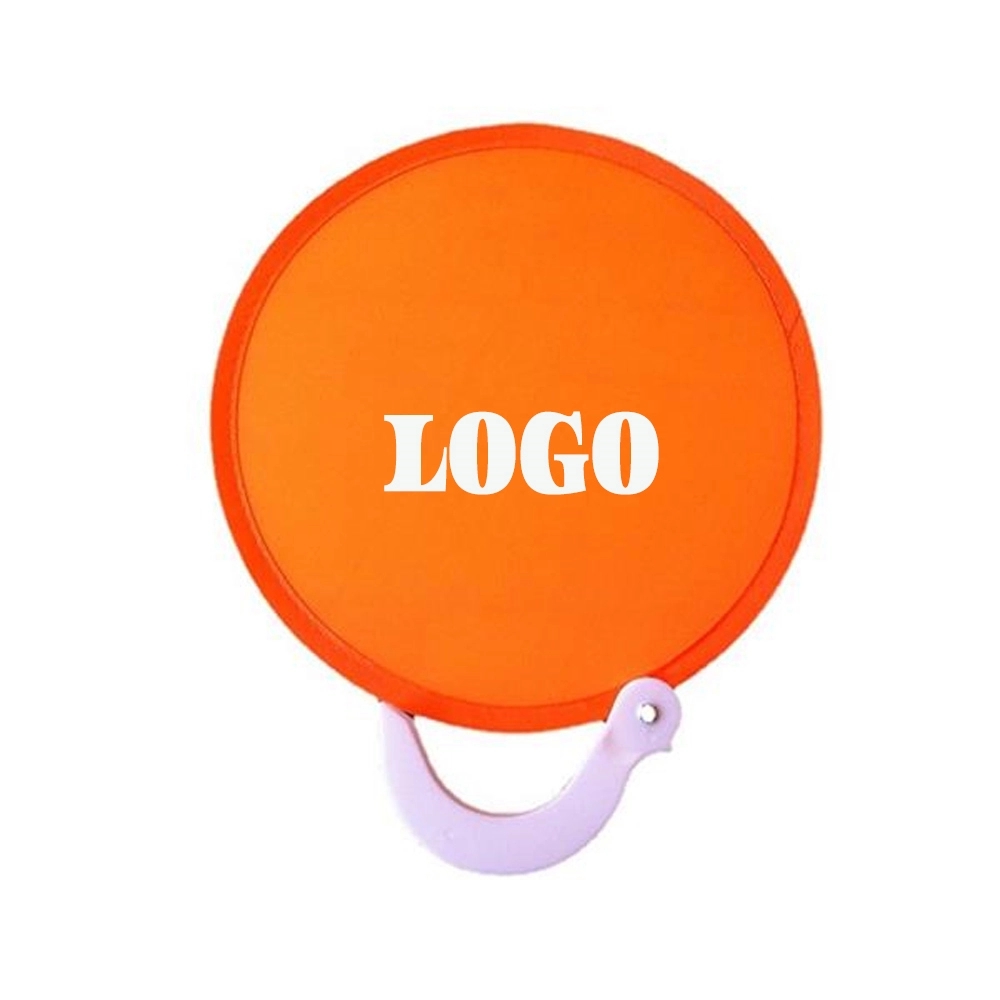 Foldable Nylon Fan With Pouch 3