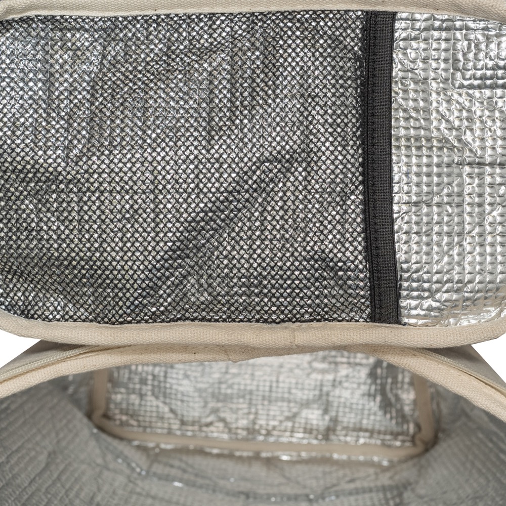 18 oz Insolated Plaid Cooler Tote 13
