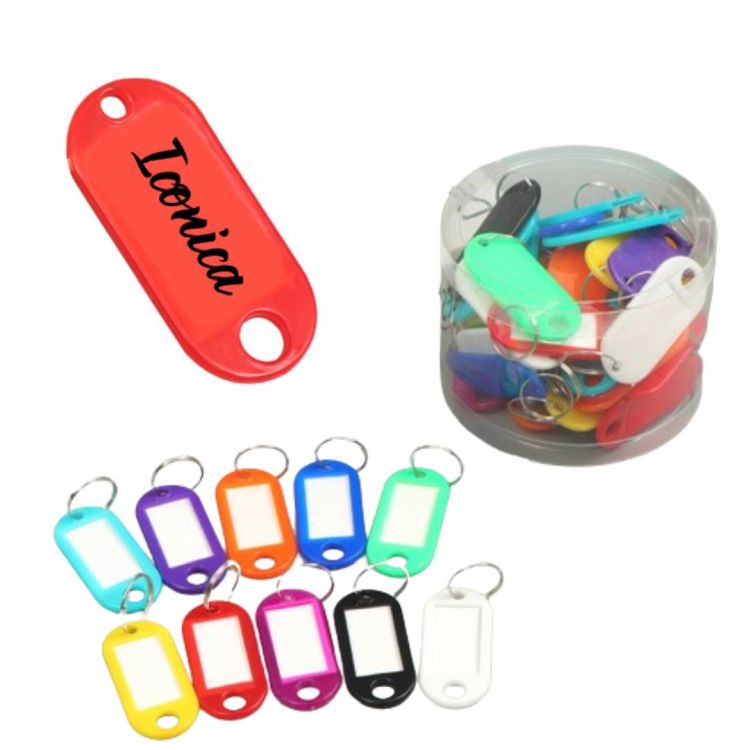 Writable Label With Keychain 2