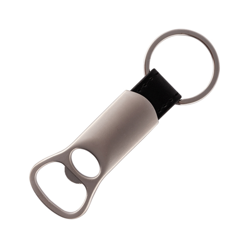 PU Strap Keychain With Metal Bottle Opener 2