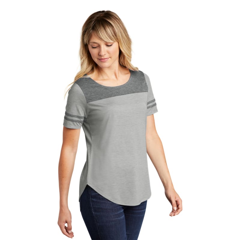 Sport-Tek Women's PosiCharge Tri-Blend Wicking Fan Tee. 17