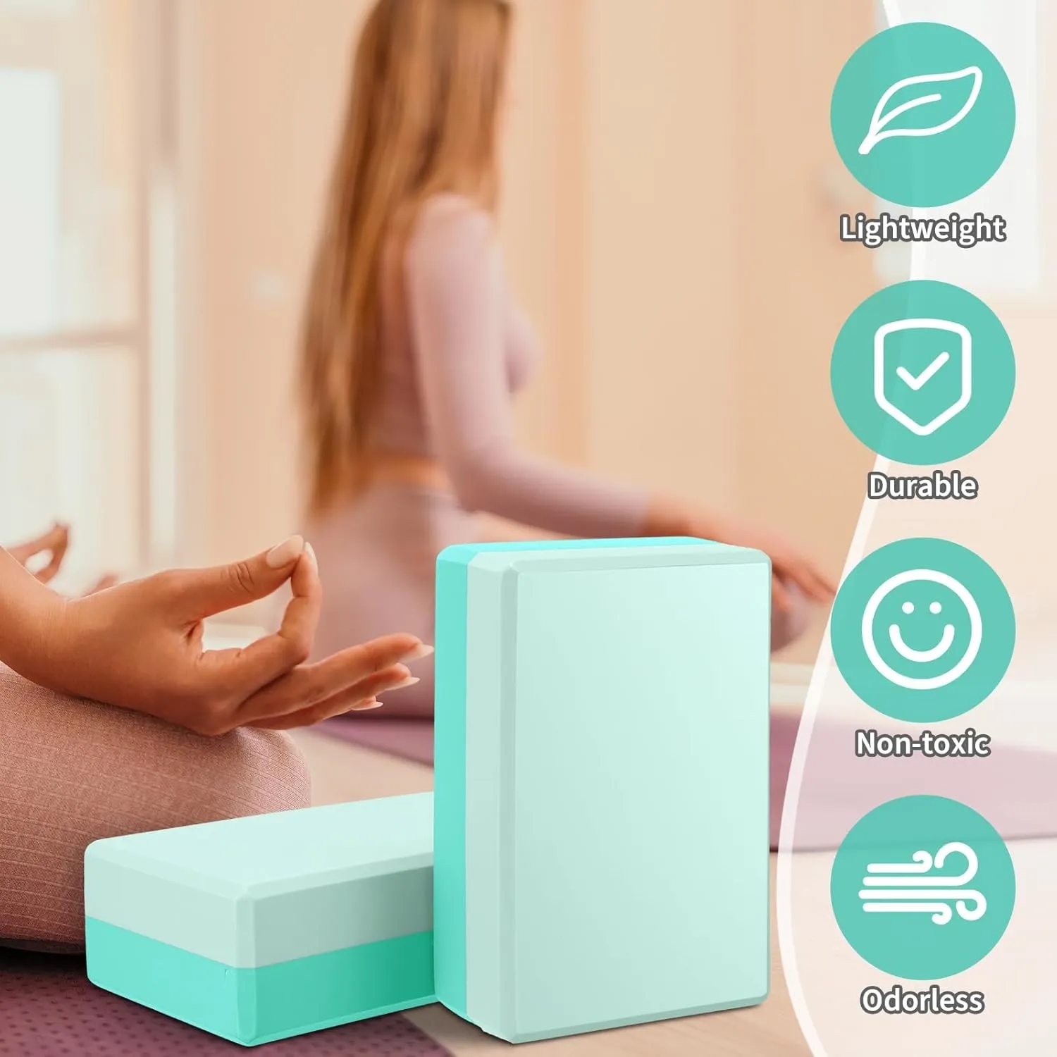 7oz High Density EVA Yoga Block 2