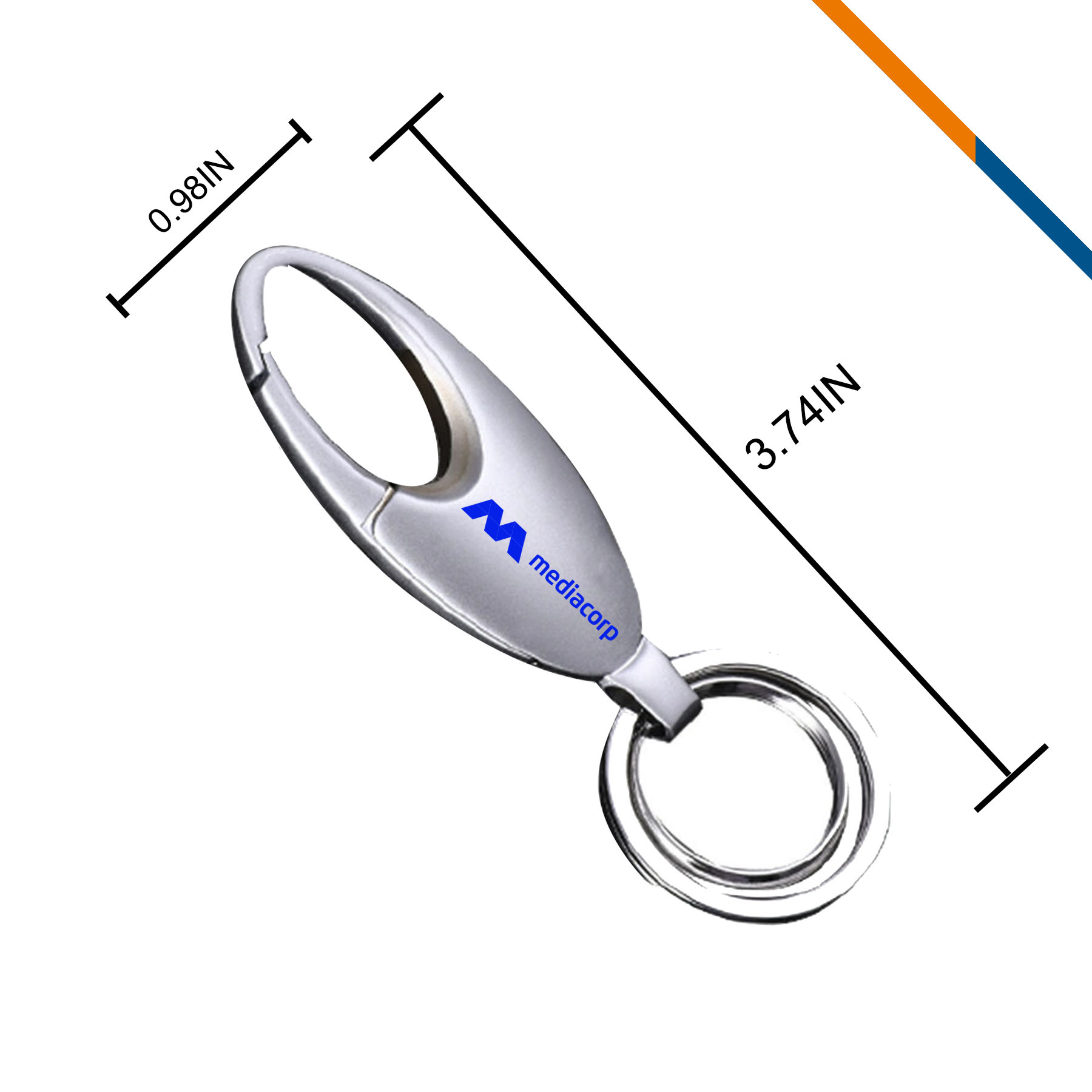 Eliot Metal Keychain 3