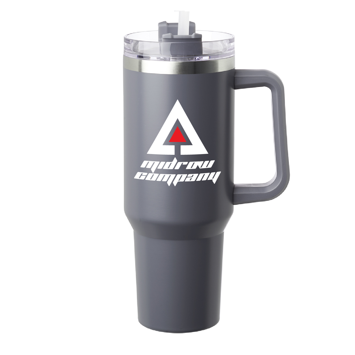 40 oz. Pinnacle Stainless Steel Travel Mug (2 Color Imprint) 3