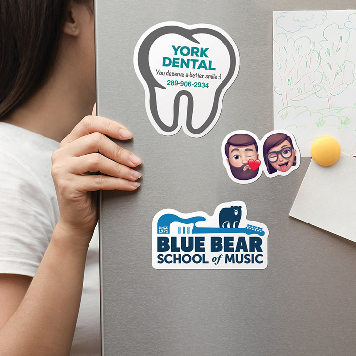 Die-Cut Fridge Magnets