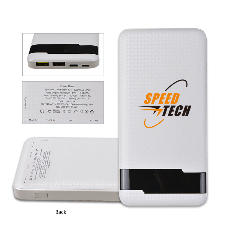 High Speed 10,000mAh Slim Power Bank w/ LCD display 2