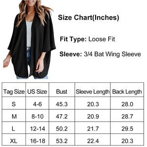 Womens Lightweight Kimono Cardigan Sweater 1