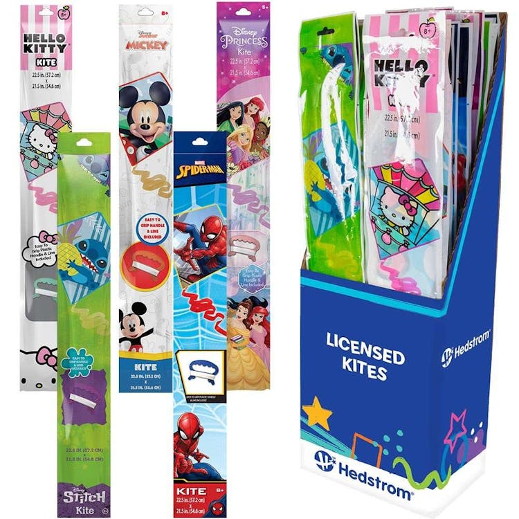 Assorted Character Kites 23" 2