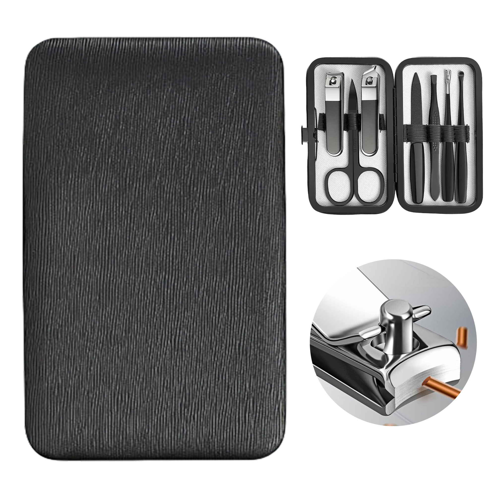 Premium Multi-Function Nail Clipper Set with PU Leather Case 2