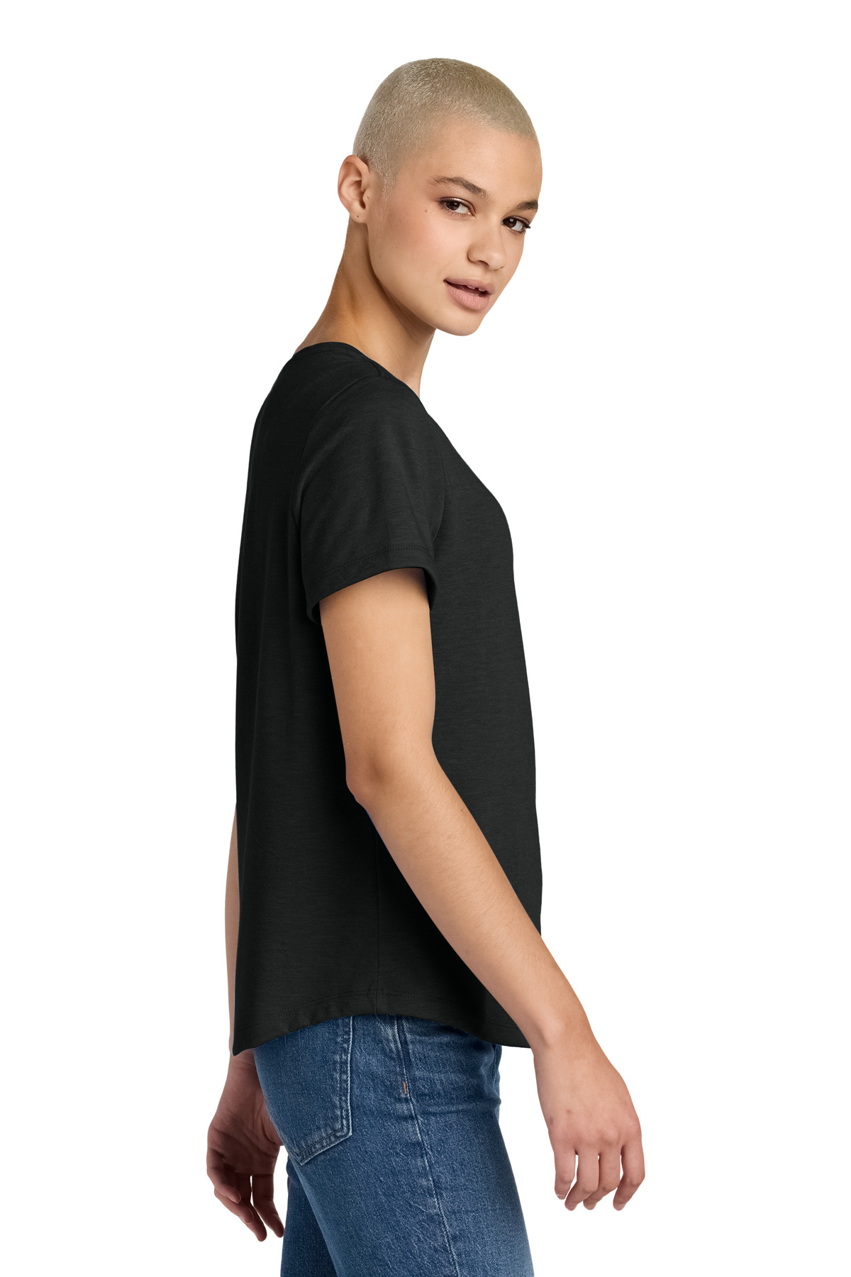Allmade Women's Relaxed Tri-Blend Scoop Neck Tee AL2015 4