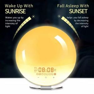 Sleeping Lamp Desk Night Lighting Wake Up Light Alarm 3