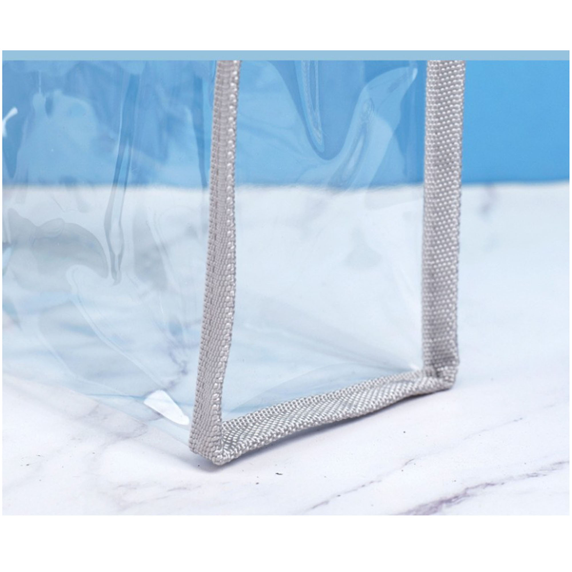 Durable See-Through PVC Tote for Stadium Events 4