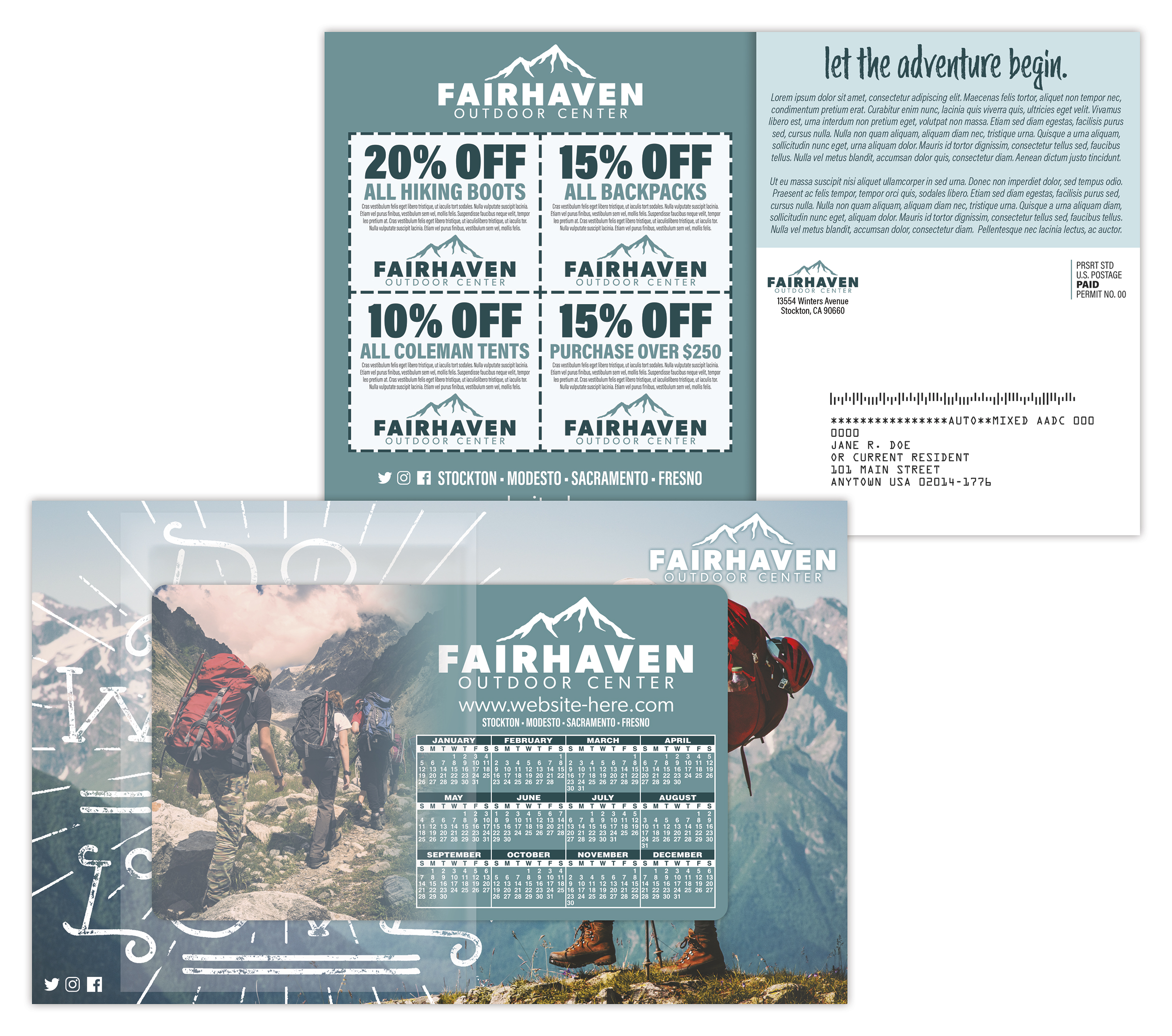 ClearPeel Postcard (8.5x5.25) - Laminated with 3.5x6 Magnet (20 mil.) - 14 pt. 2