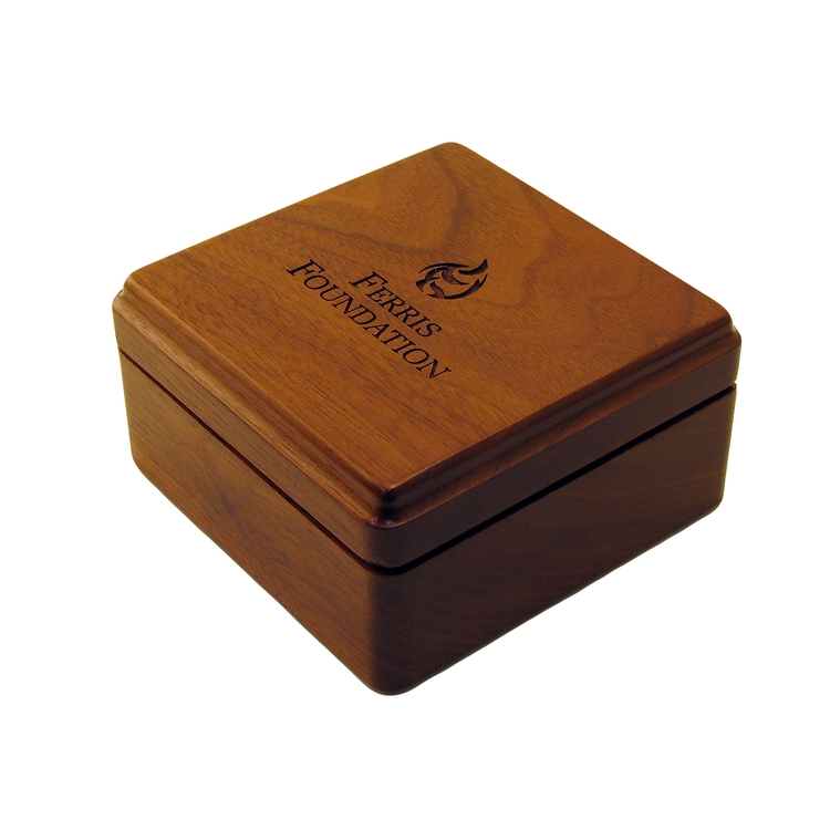 Hinged Lid Ring Box, 4" x 4" x 2" 19