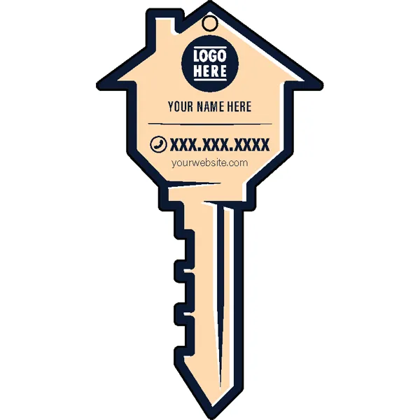 Stock Shape Acrylic Key Tag