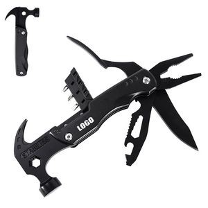 Multi Tool Kit With Claw Hammer Stainless Steel Construction 5