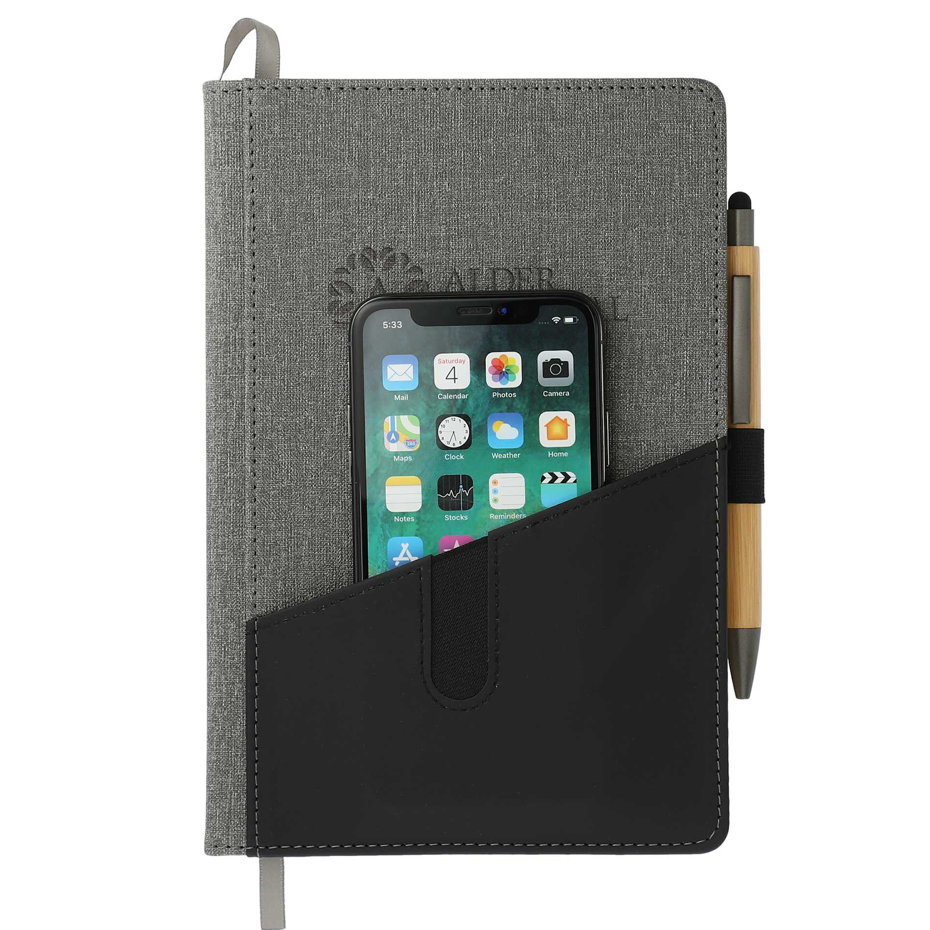 5 5" x 8 5" FSC Mix Siena Heathered Bound Journal