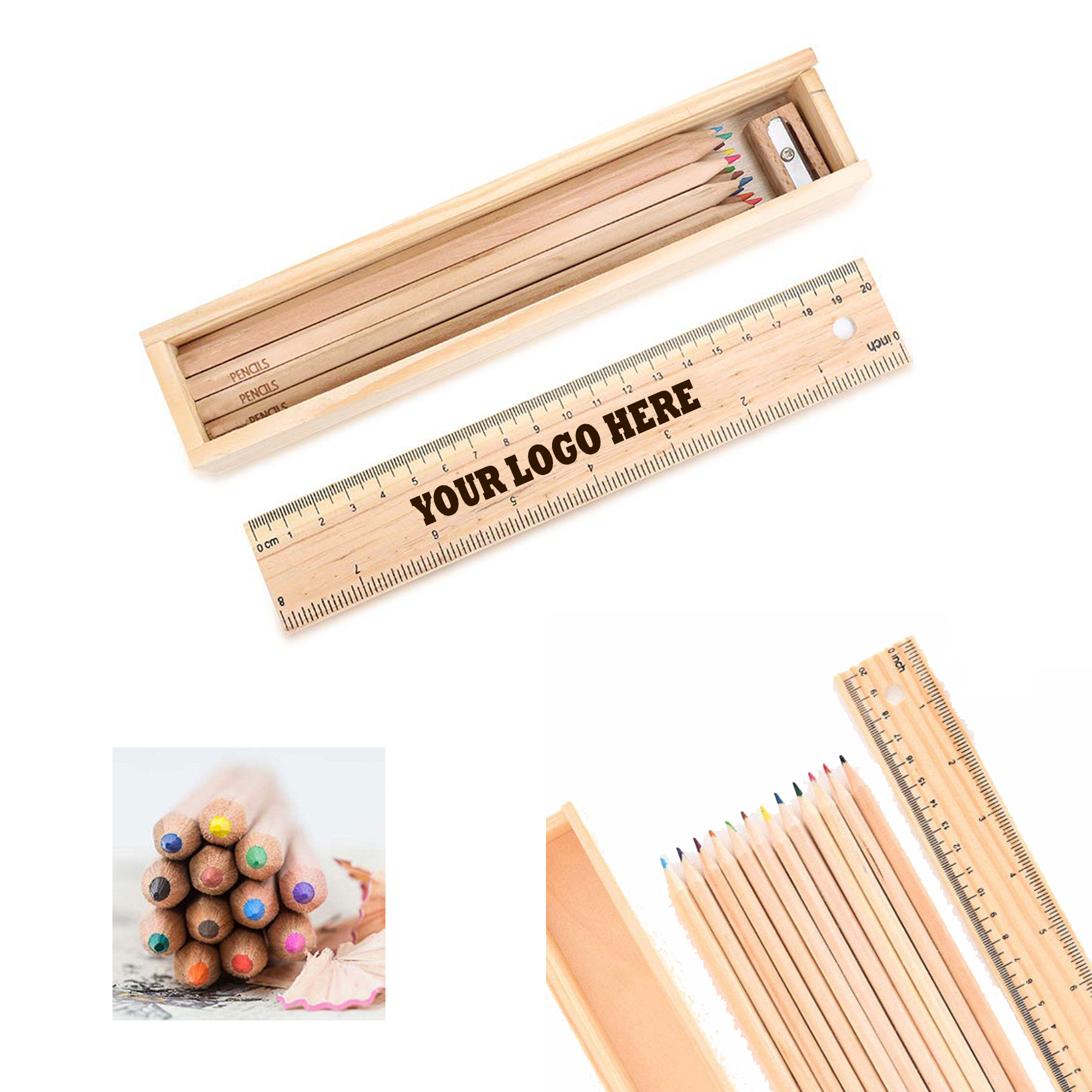 12-Color Wooden Colored Pencils Set 5