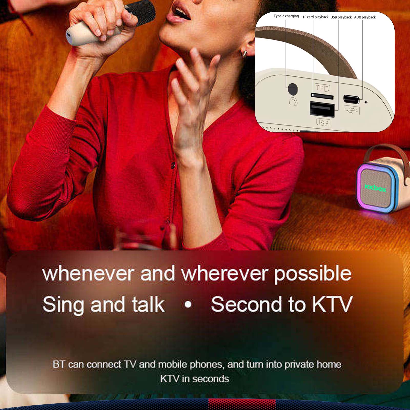 Mini Wireless Karaoke Set 5