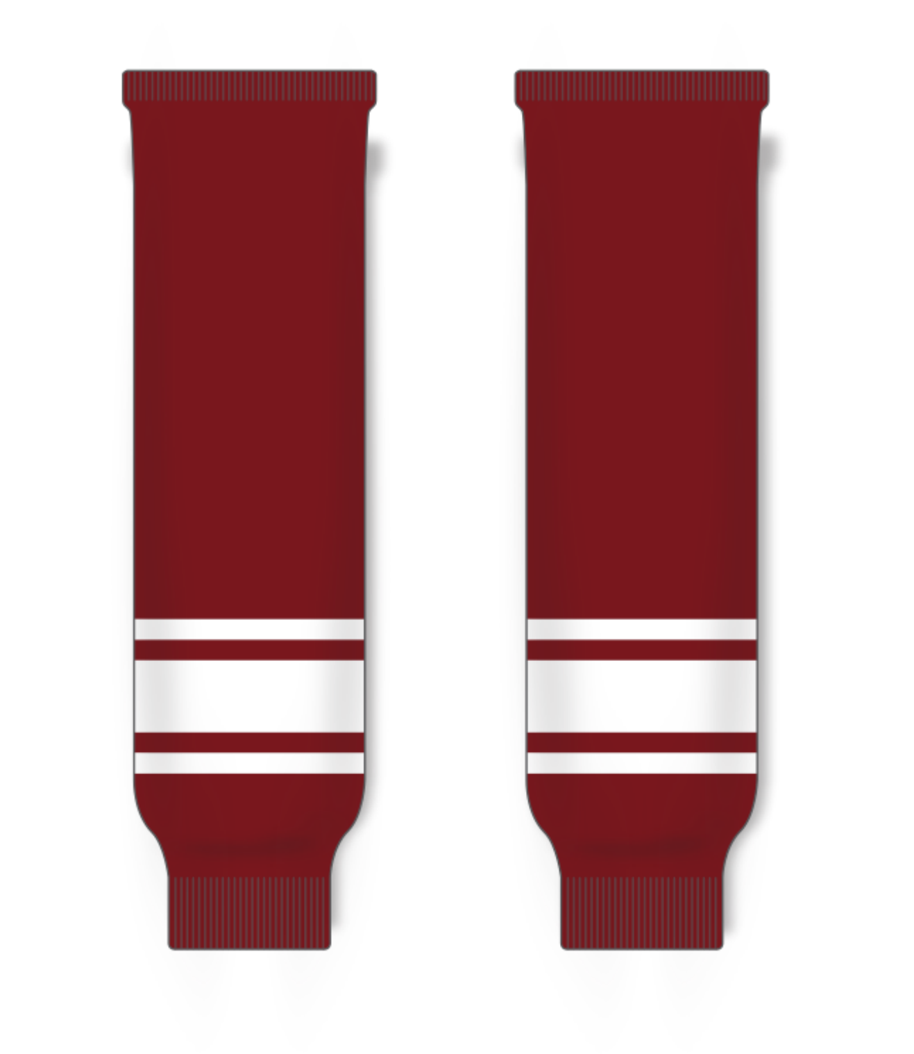 Knitted Striped Hockey Socks HS630-G02 3