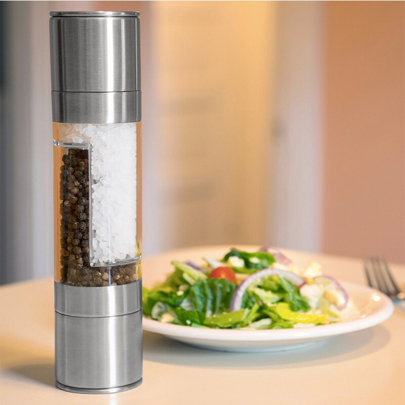 Manual 2 in 1 Salt Mill and Pepper Grinder 6