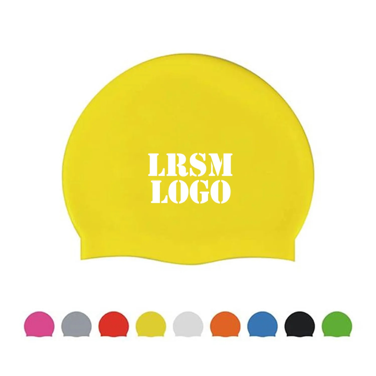 Waterproof Silicone Swim Cap 2