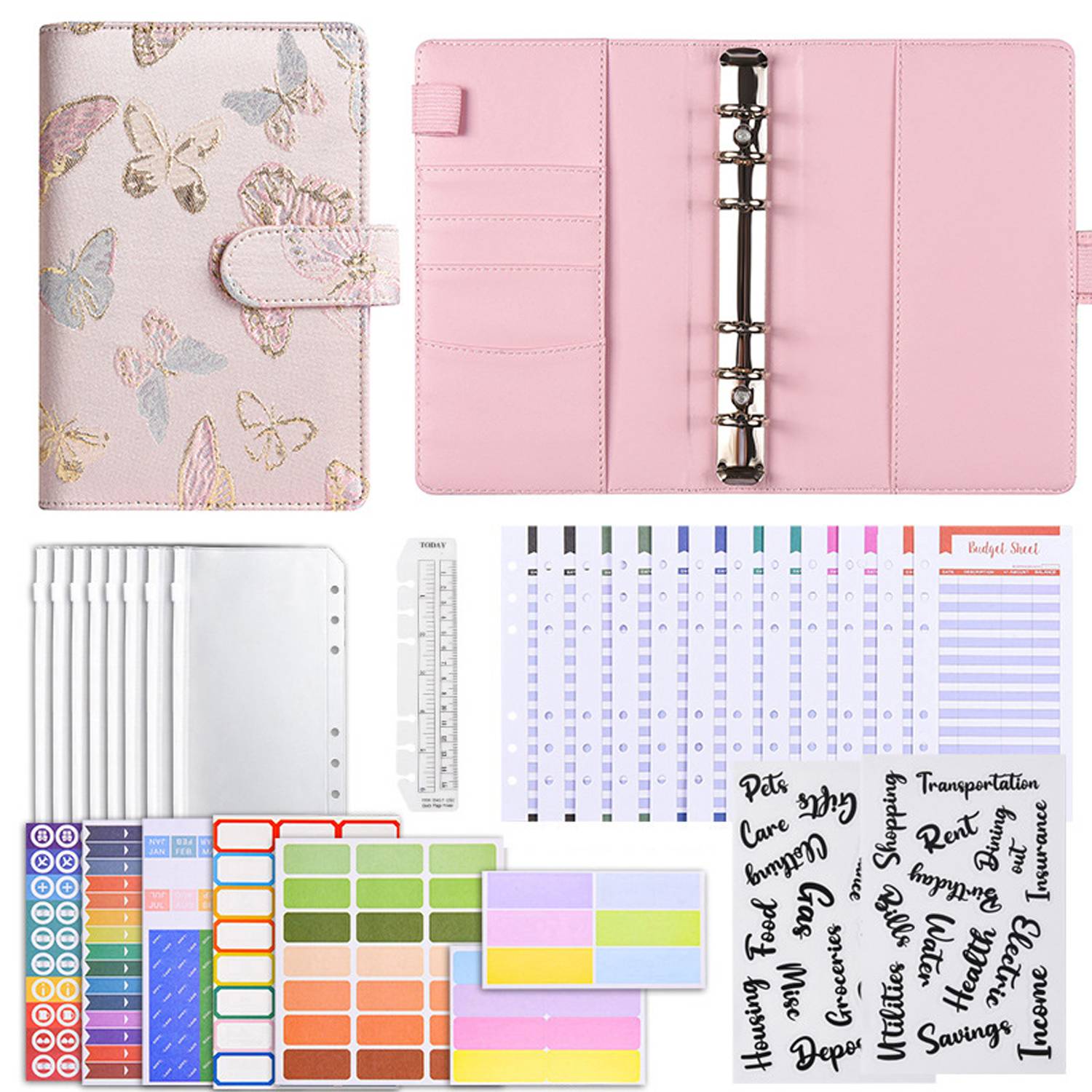 A6 Refillable Binder Notebook Set 9