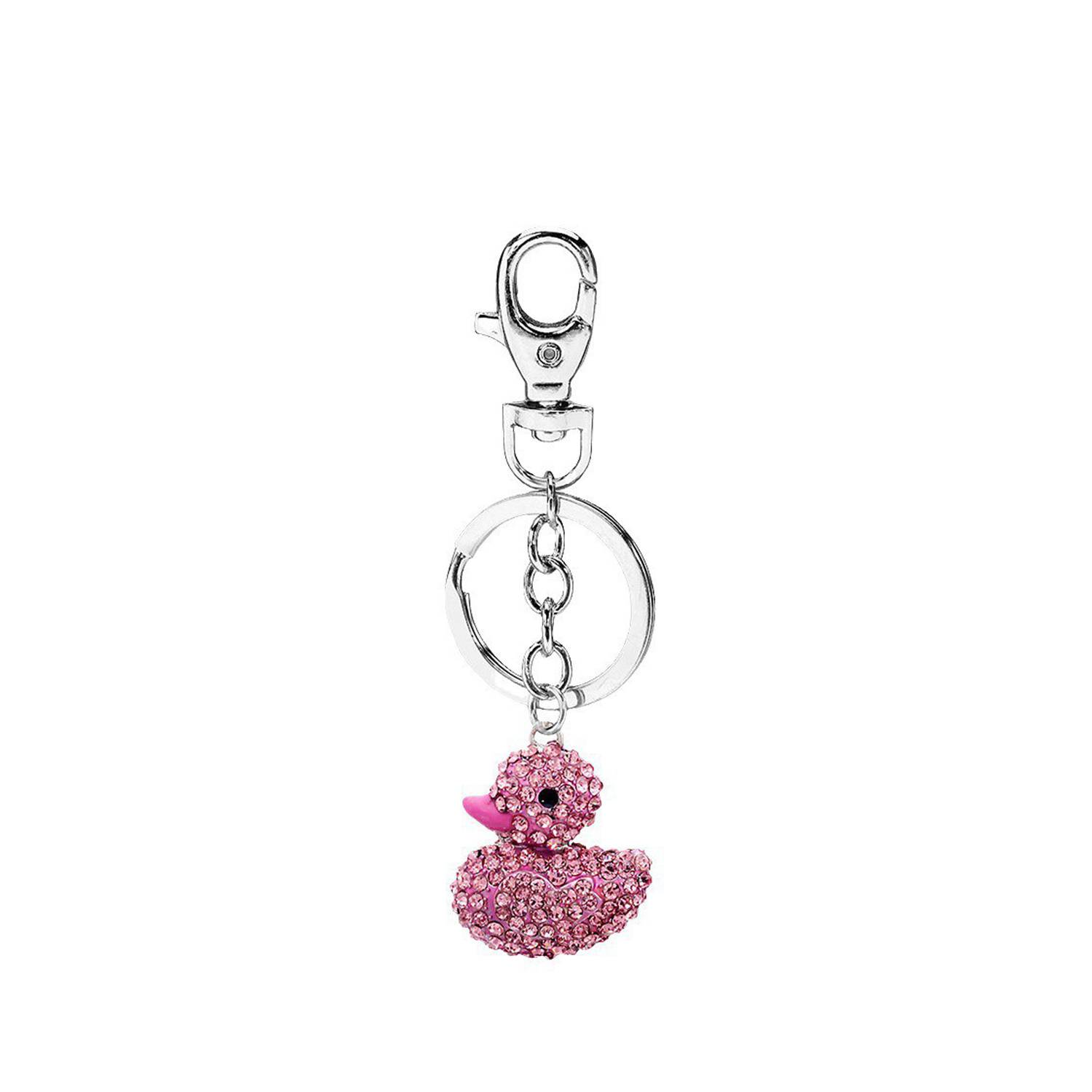 Diamond Cute Duck Keychain 2