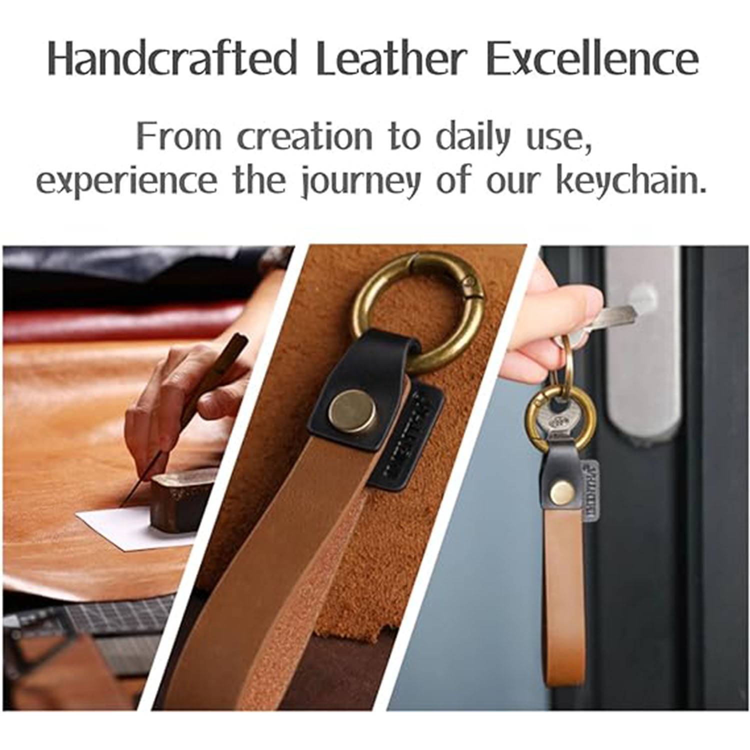 Genuine Leather Keychain 5