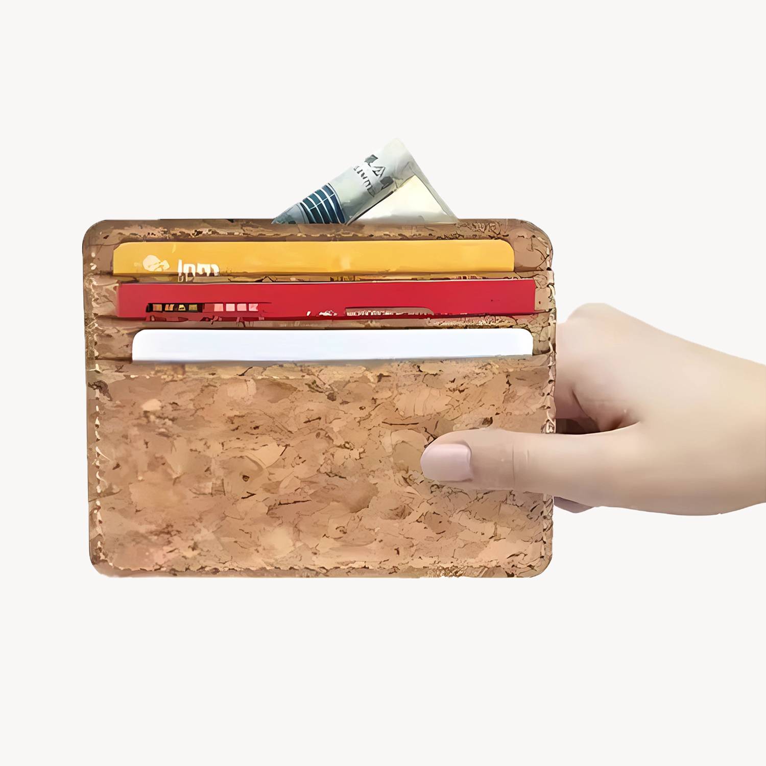 Eco-Friendly Cork Wallet Safety Card Sleeve 9