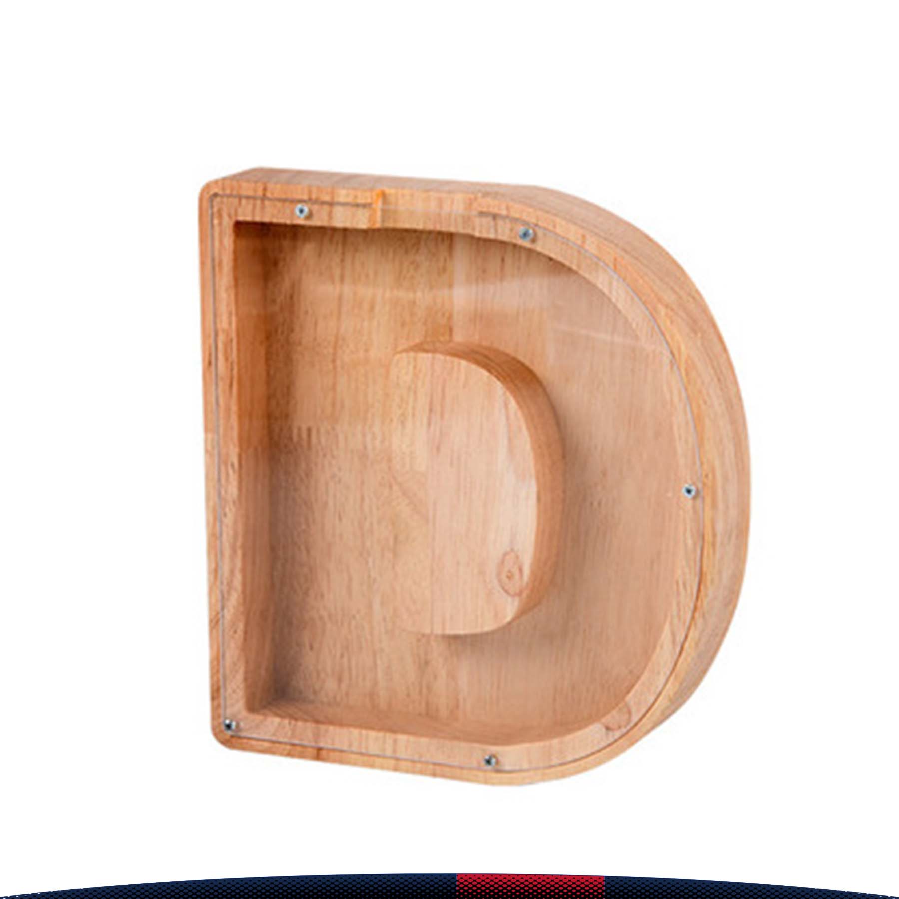 Wooden Letter Money Jar 23