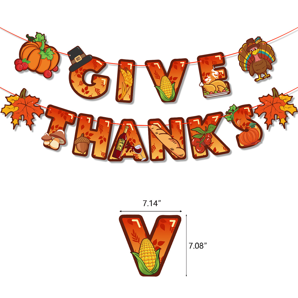 Thanksgiving Theme Party Decoration Balloon Set 3