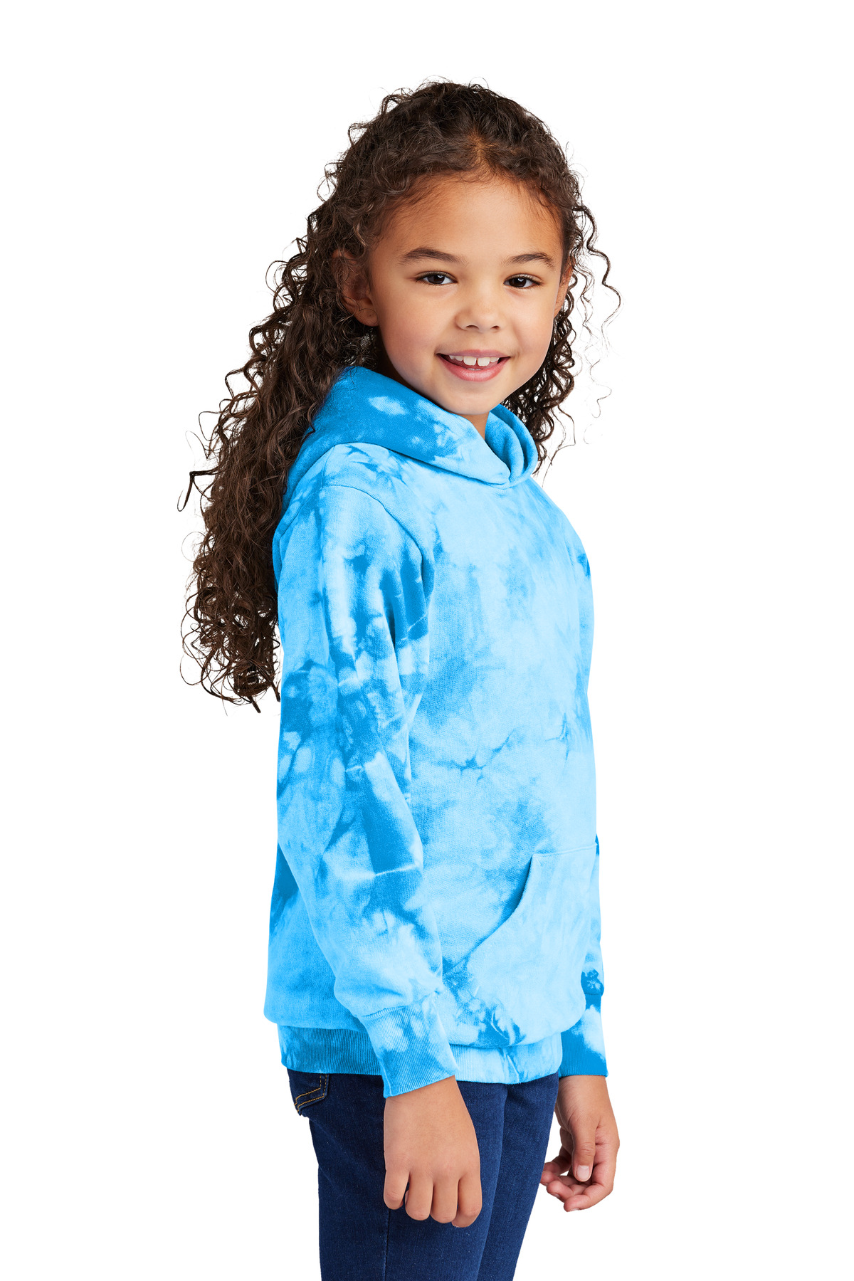 Port & Co Youth Crystal Tie-Dye Pullover Hoodie PC144Y 21