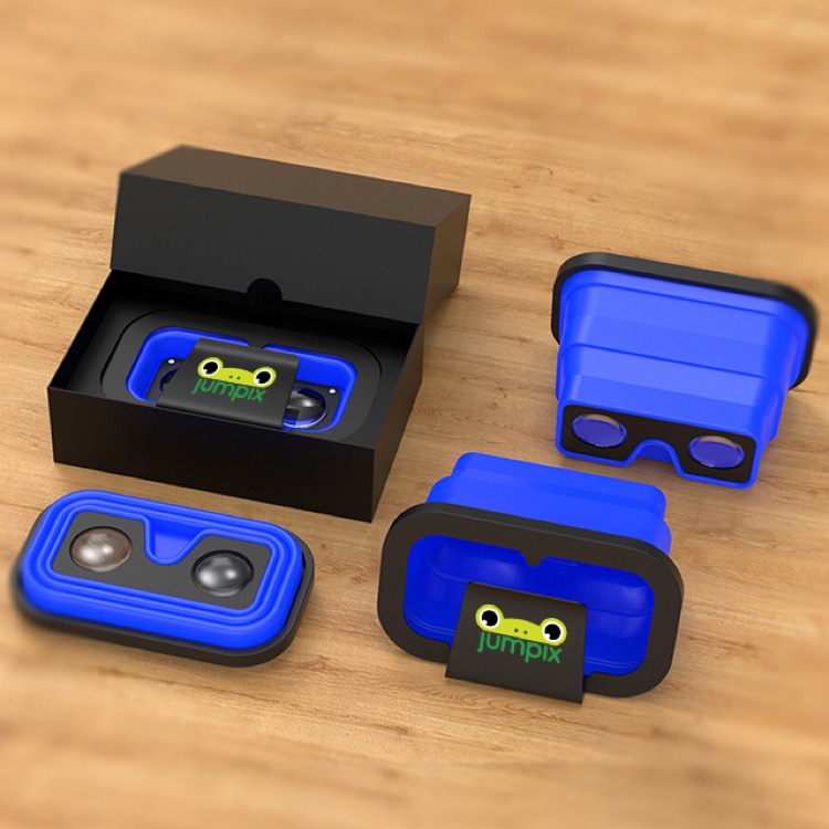 Retractable Virtual Reality Glasses w/Gift Box 8
