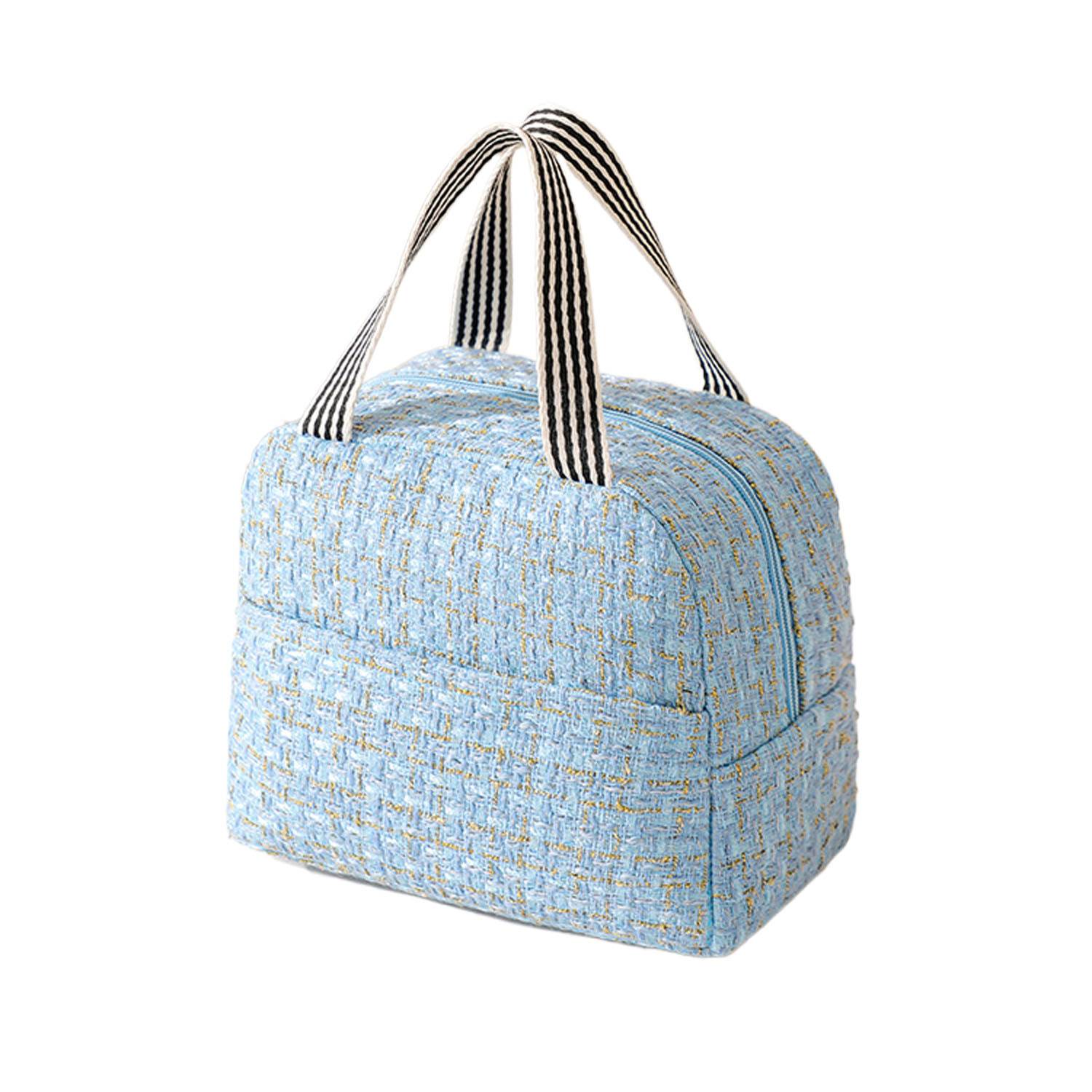 Large Capacity Polyester Aluminum Lining Insulated Lunch Bag 1