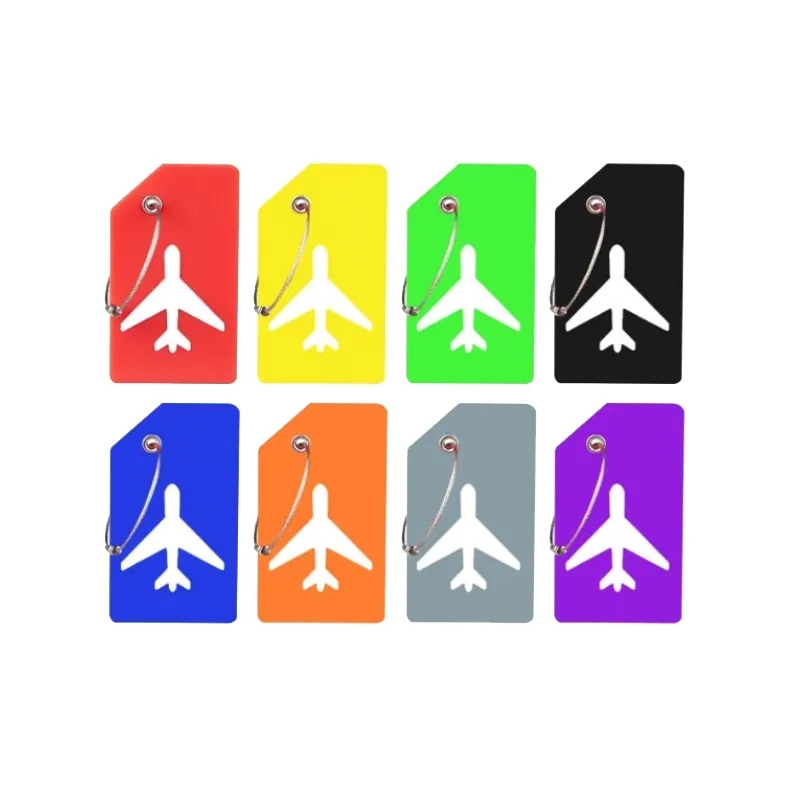 Silicone Airplane Suitcase Luggage Tag 4